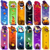 MWOOT 36 Pcs Halloween Bookmarks DoubleSided Paper Page Markers Bulk Cute Bookmark Clips Reading Markers Back to School