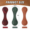 Palksky Magnetic Bookmarks 3PCS Genuine Leather Bookmark Vintage Book Mark for Women DoubleSided Magnetic Page Markers L