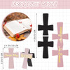 Outus 48 Pieces Magnetic Christian Religious Cross Bookmark Religious Bible Verses Bookmarks Magnetic Page Clips for Wom
