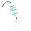 Bible Verse Bookmark Acrylic Christian Bookmarks for Reading Women Men Book Lovers Scripture Religious Bookmark for Frie