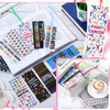 Yaomiao 120 Pcs Cancer Awareness Laminated Bookmarks Bulk Colorful Ribbon Bookmarks All Cancer Awareness Book Markers fo