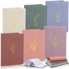 Humyoun 6 Pack Book Covers Stretchable Reusable Aesthetic Jumbo Book Cover Protector with Bookmarks for Paperbacks Hardc