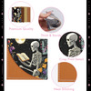 4 Pcs Gothic Skeleton Corner Bookmarks Leather Skull Floral Book Marks for Book Lovers Halloween Horror Book Accessories