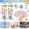 Yaomiao 120 Pcs Jesus Loves Me Bookmarks with Ribbon Jesus Party Favors Paper Religious Cross Bookmarks Inspirational Ch