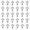 SOWAKA 30 Pcs Cross Bookmarks Metal 34 x 23 cm Bible Small Cute Paper Clips Supplies for Students Journaling Notebook Do