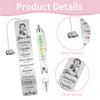 Catholic Bookmark and Pen Gift Set Virgin Mary Metal Book Mark with NFC Christian Bible Page Marker Clips for Reading Wo