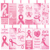 Haooryx Breast Cancer Awareness Bookmarks 123Pcs Pink Power Fight Breast Cancer Book Marks Keep Calm and Fight On Breast
