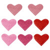 Leather Heart Bookmarks for Reading Lovers Craftdady 8pcs Glitter Corner Page Book Marks for Teachers Students School Of