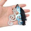 Honbay 20PCS Metal Musical Notes Bookmarks with Tassel Music Party Favors Gifts for Wedding School Office Supplies or Bo
