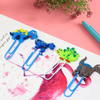 yueton 24PCS Dinosaur Shaped Paper Clips Cute Animal Small Paperclips Metal Bookmark Clips File Note Clips Book Markers
