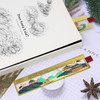 Honbay 2PCS Brass Bookmark Rulers Chinese Style Hollow Book Page Markers with Handle for School Office Library Supplies