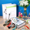 Zonon 100 Pieces 2 x 6 Clear Plastic Bookmark Sleeves with Tassels Vinyl Photobooth Bookmark Covers Blank Strip Display