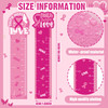 Kosiz 120 Pcs Breast Cancer Awareness Bookmarks Ruler Bulk Gifts Pink Ribbon Bookmarks Ruler Hope Butterfly Heart Inspir