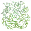 30 Pcs Leaf Shaped Paper Clip Bookmark Office Supplies Set Binder Folders Metal Art Small Paperclips for Notebooks Scrap