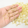 yueton 50PCS Golden Star Shape Paper Clips Cute Five Pointed Star Paper Clips Funny Bookmarks Clips for Office Supplies
