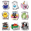 Funny Magnetic Bookmarks 9 Pcs Booklovers Bookmark Clips Fun Reading Book Mark for Reading Men Women Halloween Birthday