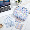 Sinload Large Bible Cover Case for Women Bible Study Supplies 12 x 9 x 25 Chenille Letter PU Leather with Tabs Gel Pen H