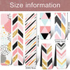 Zonon 24 Pieces Magnetic Bookmarks for Women Geometric Magnet Page Markers Page Clips Assorted Book Markers Set for Book
