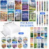 Jetec 150 Bible Verses Gift Set for 30 Christian Bookmarks 30 Scripture Ballpoint Pens 30 Christian Notebooks 30 Bible V