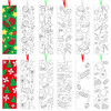 Color Your Own BookmarksKids DIY Coloring Christmas Party Bookmarks Game Prize Art Craft Supplies Birthday Goodie Bag Fi