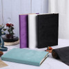 CRASPIRE Self Adhesive Book Cloth Velvet for Book Binding 433x145 Black Fabric Surface Paper Backed Book Cover Books Alb