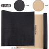 CRASPIRE Self Adhesive Book Cloth Velvet for Book Binding 433x145 Black Fabric Surface Paper Backed Book Cover Books Alb