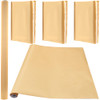 CRASPIRE Silk Book Cloth for Book Binding 433 x 1653 A3A8 Gold Fabric Surface Paper Backed Bookcover Book Covering Prote