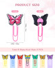 YETOOME 16 Pcs Cute Bookmark Paper Clips Cartoon Silicone Bookmarks with Colorful Paperclips for Kids School Teacher Off