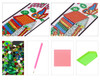 Diamond Painting Book Page Marks Penta Angel PU Leather Resin Rhinestone Art Book Page Marks with Tassel Painting Tool K