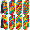 Shappy 48 Pcs Magnetic Bookmarks Building Blocks Theme Magnetic Bookmarks Gifts Building Blocks Theme Birthday Party Fav