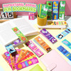 MotiMind 96 Pcs 24 Styles Bookmarks Bulk Teacher Bookmarks for Students Back to School Supplies Classroom Reward Inspira
