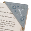 Zuihug Embroidered Corner Bookmark DIY Custom Bookmarks with 26 Letters Felt Triangle Design Embroidered and Handcrafted