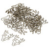 MECCANIXITY Paper Clip Deer AnimalShaped Cute Decorative Fun Clips Bookmarks 19 Inch Bronze Tone for Organize Office Hom