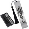 Berirexrion Dragon Bookmarks for Men Fantasy Metal Bookmark Book Accessories School Office Supplies Gifts for Bookish Bo