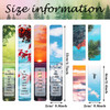 32 Pieces Magnetic Bookmarks Inspirational Magnetic Page Markers Nature Scenery Magnet Page Clips Bookmarks for Students