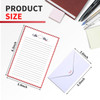 Zonon 90 Pieces Stationery Set with Envelopes Include 60 Letter Writing Paper 30 Envelopes and 48 Colorful Round Dot Dec