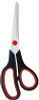 3Pack Household Scissors Set Multipurpose Stainless Steel Blades with Soft Grip Handles Office Craft Kitchen Use BlackRe