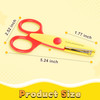 8 Pcs Craft Scissors Decorative Edge ABS Resin 6 Pattern Scissors for Crafting Colorful Zig Zag Scissor Scrapbook Scisso