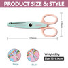 ANJOBIBIScissors for Crafting 2PackDecorative Pattern Edge Craft ScissorsSuitable for Fun DIY Scrapbooking Crafting Proj