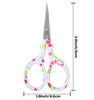 2Pcs Cross Stitch Scissors Kit Needlepoint Scissors Small Embroidery Craft Scissor with Flower Pattern 362Inch ideal for