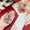 SUNNYCLUE 1Set 47Inch Stainless Steel Sewing Scissors Butterfly Pattern Vintage Style Pointed Tip Embroidery Shears for