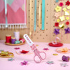 Pink MultiPurpose Mini Scissors Portable Functional Stainless Steel Detail Craft Hand for Art Crafts Projects Scissors