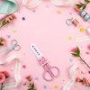 Pink MultiPurpose Mini Scissors Portable Functional Stainless Steel Detail Craft Hand for Art Crafts Projects Scissors
