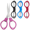 Abeillo 4Piece Folding Scissors Portable Mini Travel Scissors Stainless Steel Telescopic Cutter for Crafting Retractable