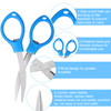 Abeillo 4Piece Folding Scissors Portable Mini Travel Scissors Stainless Steel Telescopic Cutter for Crafting Retractable