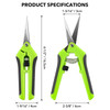 BAOFALI Ergonomic SpringAction ScissorsSpringLoaded Craft Shears with Stainless Steel Bladesfor Cutting Intricate Detail