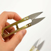 2pcs Silver Sewing Scissors Clippers Premium Stainless Steel Embroidery Yarn Scissors Mini Thread Sewing Cutter Yarn Fis