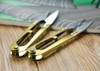 2pcs Silver Sewing Scissors Clippers Premium Stainless Steel Embroidery Yarn Scissors Mini Thread Sewing Cutter Yarn Fis