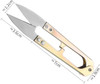 2pcs Silver Sewing Scissors Clippers Premium Stainless Steel Embroidery Yarn Scissors Mini Thread Sewing Cutter Yarn Fis