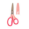Small Blunt Tip Scissors with Cover Cap Craft Scissors for Travel Student Kids DIY Crafting Cutting Pastel SoftGrip Snip